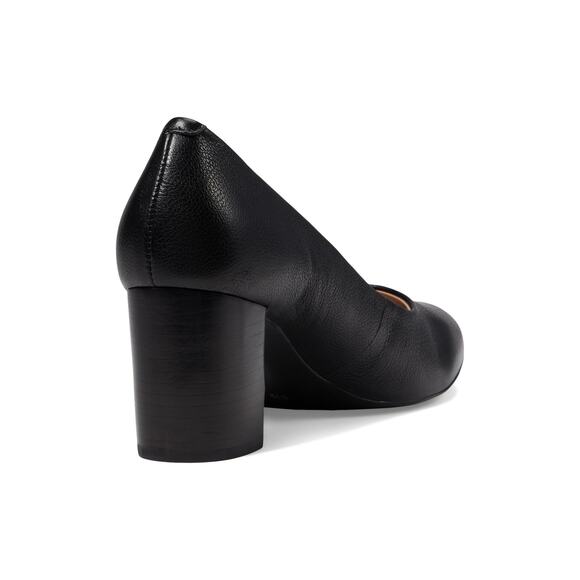 Marc Joseph New York Womens Midtown Pumps US 7 Black Leather Round Toe NIB - Picture 3 of 13